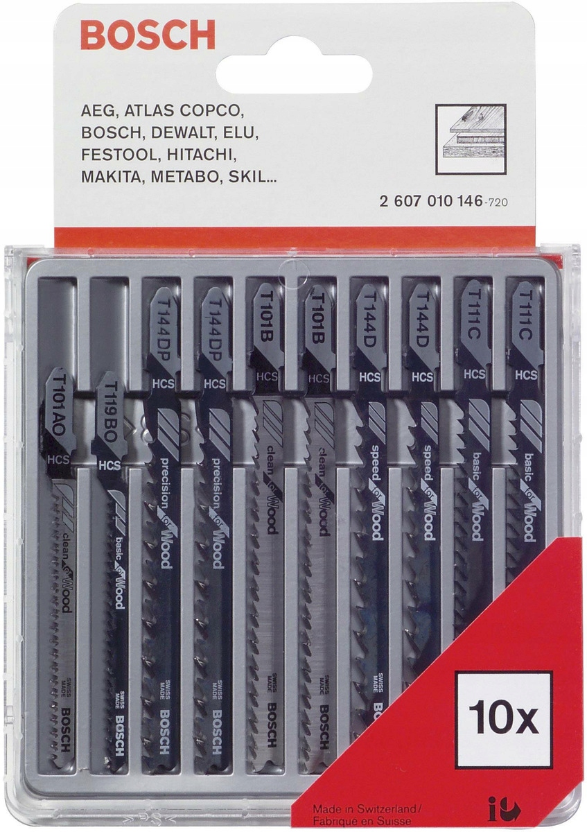 

Zestaw brzeszczotów Bosch 2607010146