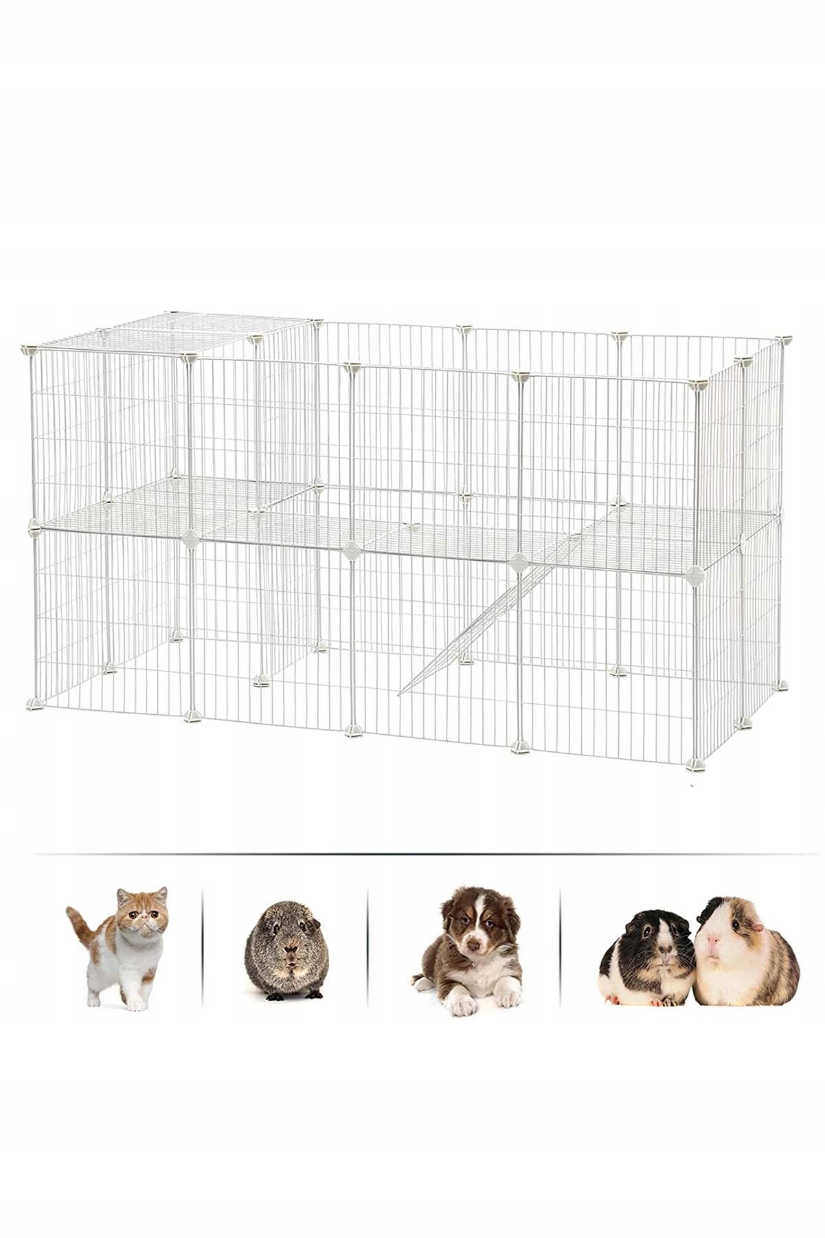 Ohrada Kotec pro psa, kočku a králíka – Modulární klec 36 panelů