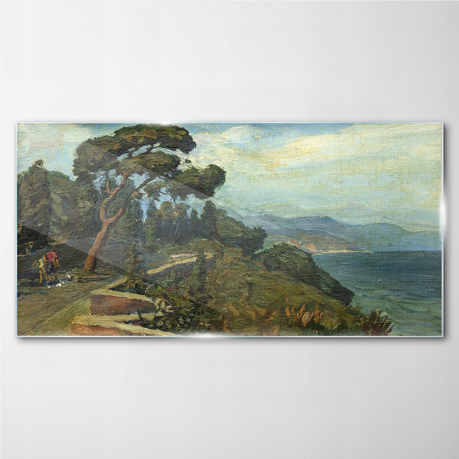 

Obraz szklany Malarstwo drzewa przyroda 140x70 cm