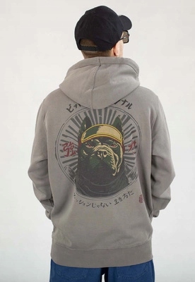 Mikina Pit Bull S Kapucí Mt Fuji washed šedá