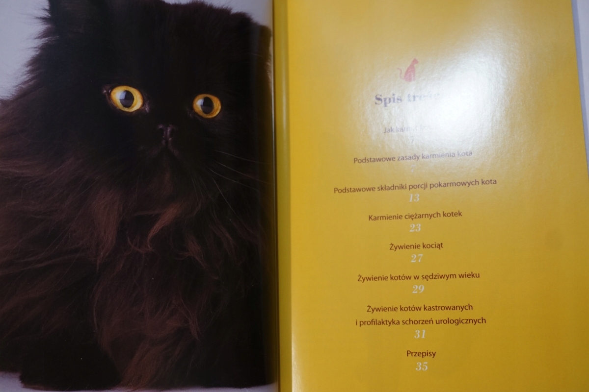 ŻYWIENIE TWOJEGO KOTA Nośnik książka papierowa