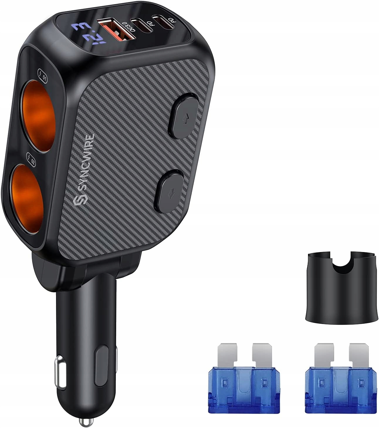 

Syncwire Rozdzielacz gniazda zapalniczki Usb C