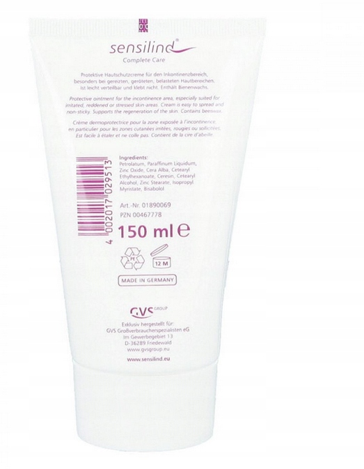 KREM SENSILIND DO STREF WRAŻLIWYCH 150ML Marka inna marka