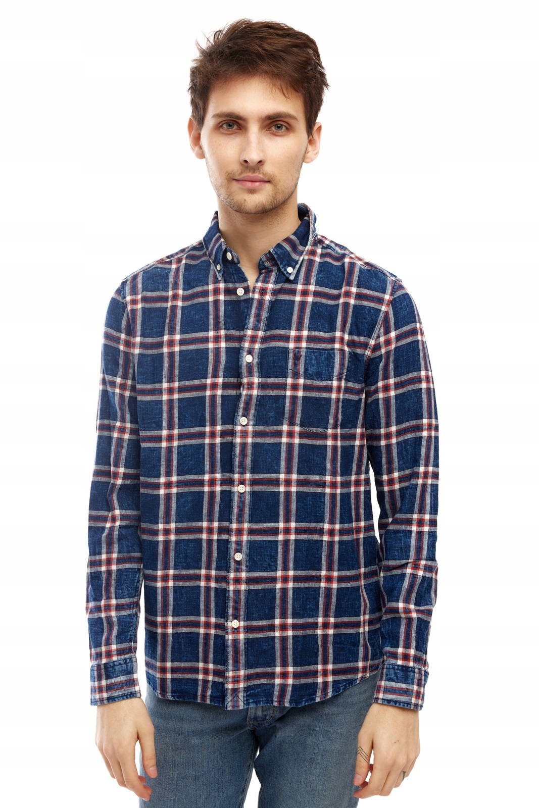 

Wrangler Ls 1PKT Button Down Mars Red W5A33TX3A M