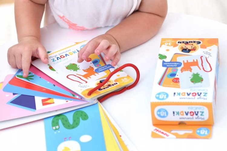 Moje pierwsze zagadki Czu Czu 18m+ Wydawnictwo Bright Junior Media