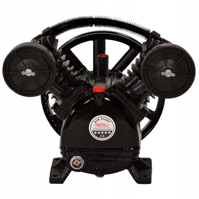 Olejový Kompresor 4KW Dvojpiestový 8 Bar KD1403 Vzduchová Pumpa