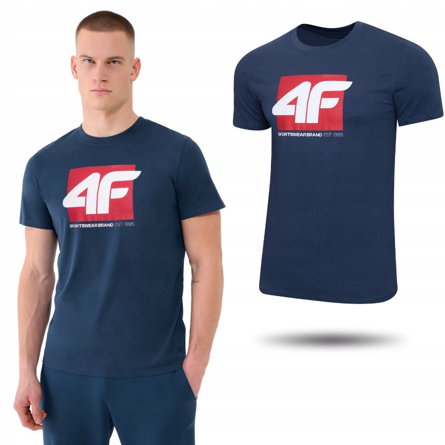 KOSZULKA MĘSKA 4F T-SHIRT PODKOSZULEK BLUZKA SPORTOWA NA CO DZIEŃ