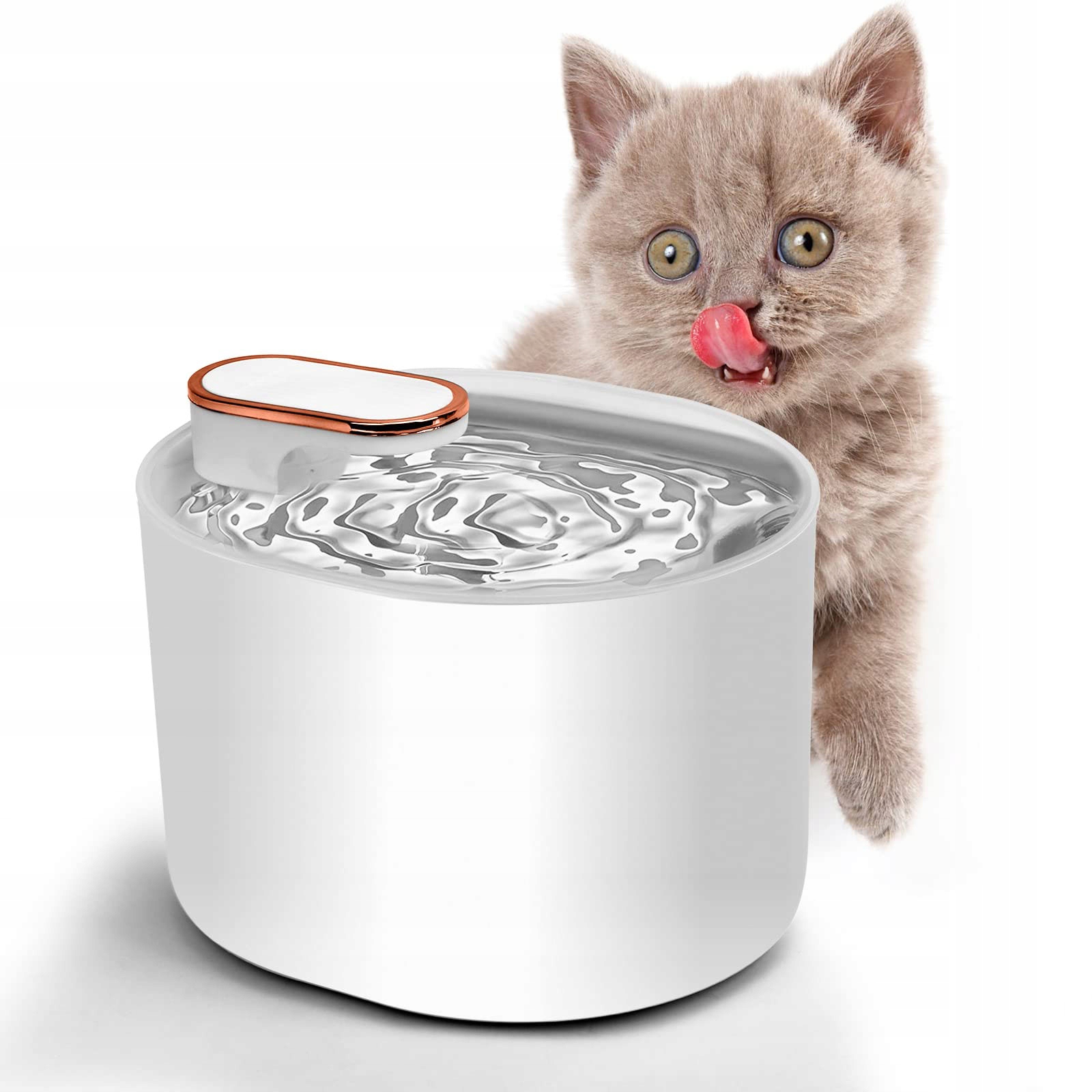 Levně Fontána Pro Kočky a psy s Led filtračním systémem, tichá, velká, 3 l