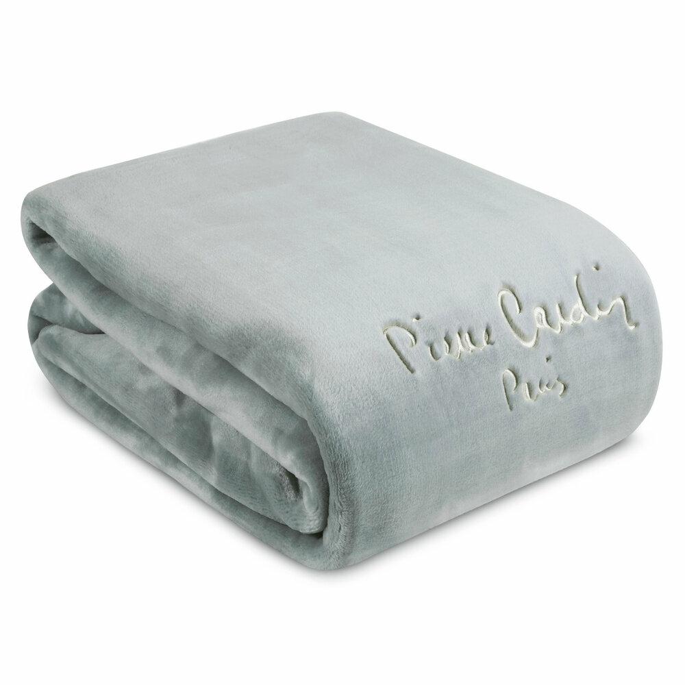 Deka Pierre Cardin 160 x 220 cm šedá teplá měkká na postel gauč tlustý