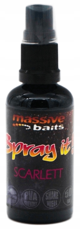 Massive Baits Spray It Scarlett 50ml Dopalacz Do Przynęt
