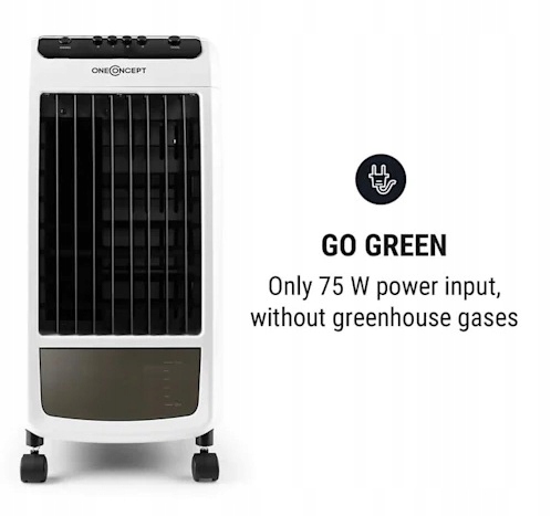 Klimatyzator OneConcept 10028181 75 W Kod producenta 10028181