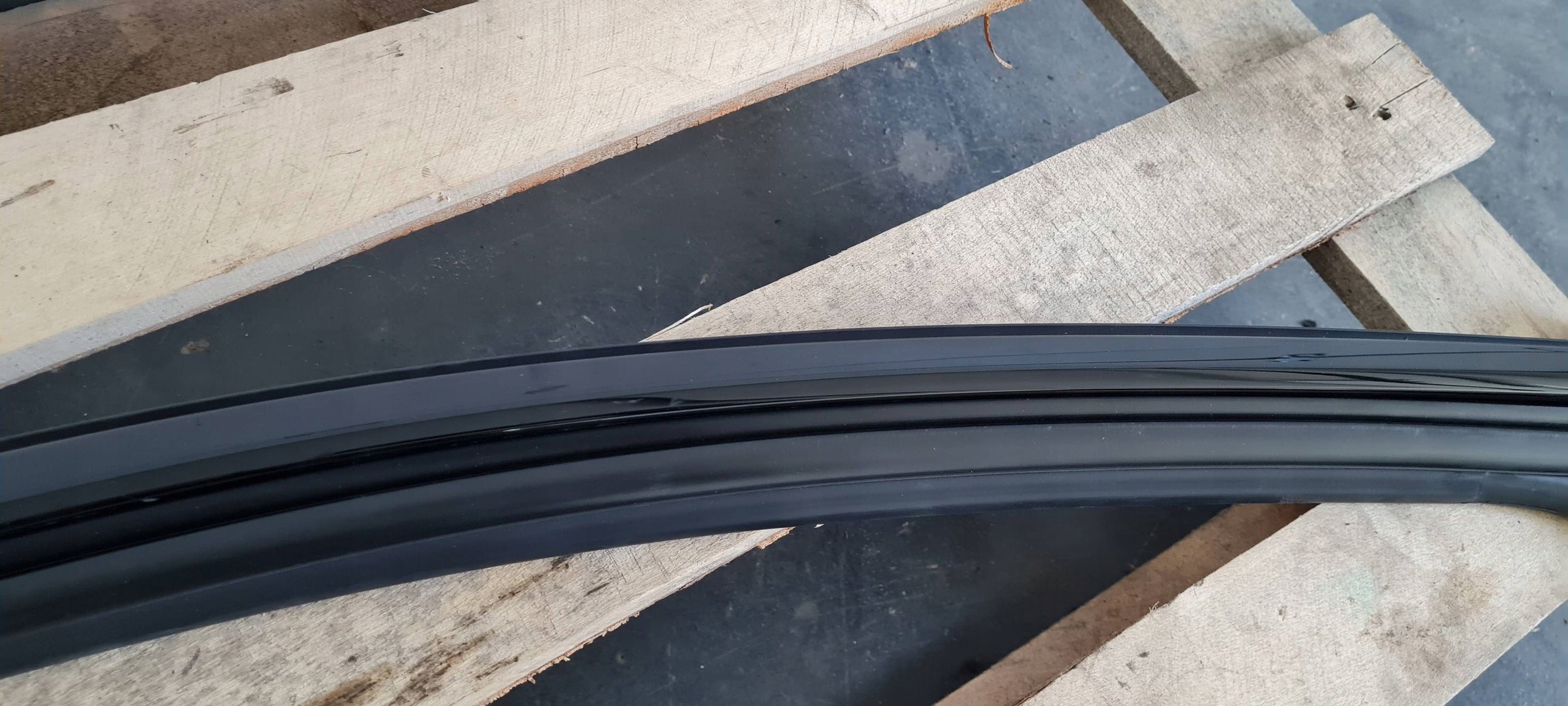 A6 C8 4K moulding gasket rubber door left front SLINE black 4K0837431B