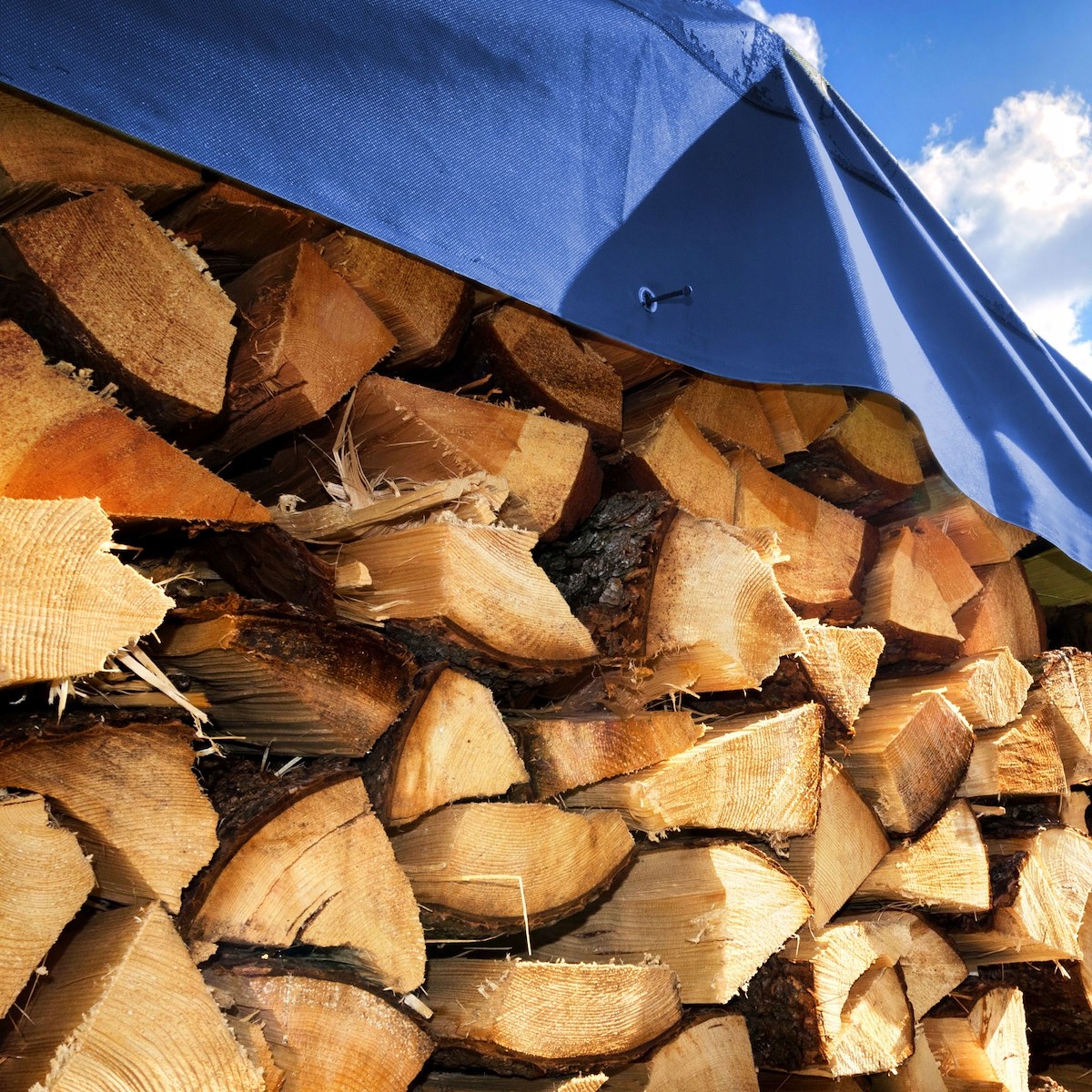 PLANDEKA PLANDEKI 3x4 m NIEBIESKA WZMACNIANA OKRYCIE MROZOODPORNA GRUBA Długość 3 m