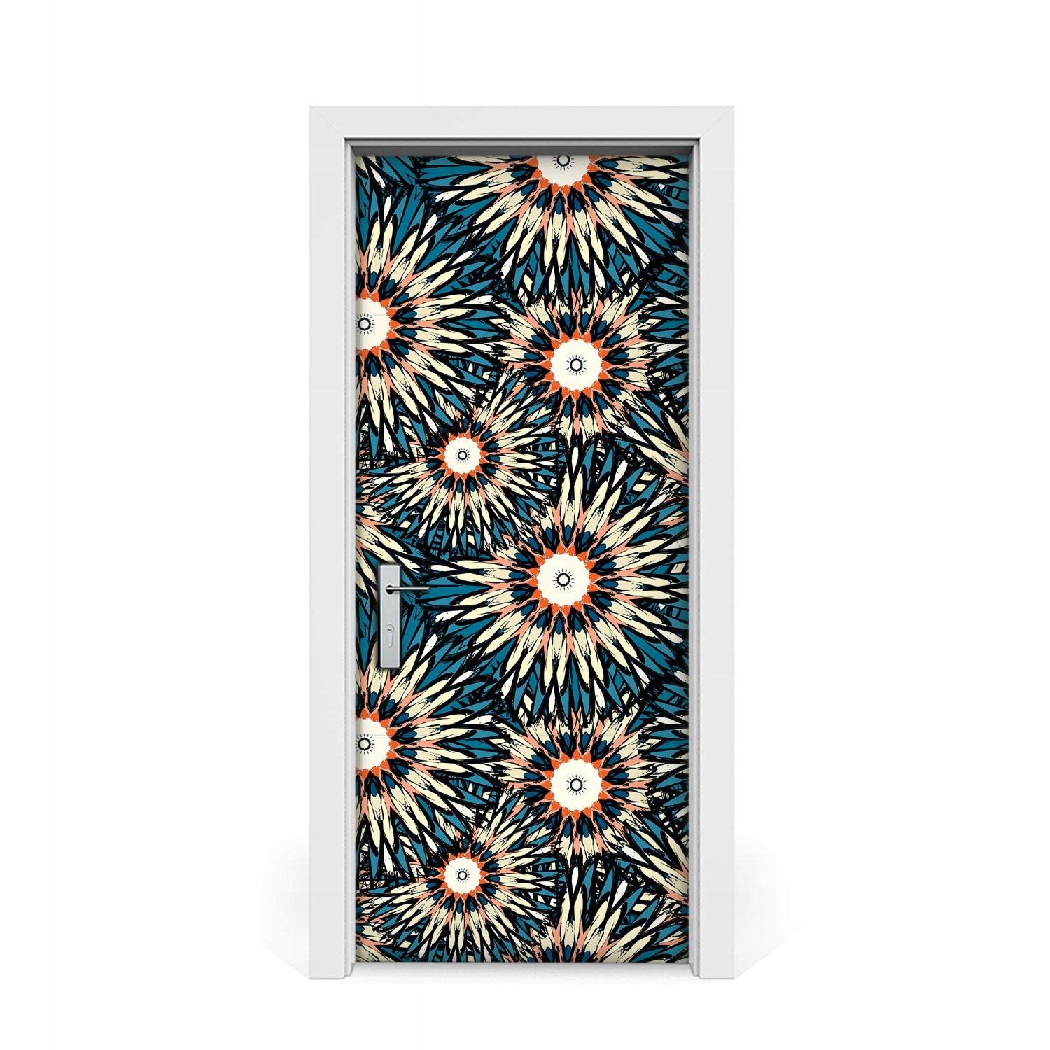

Naklejka na drzwi Piękna kolorowa mandala 85x205