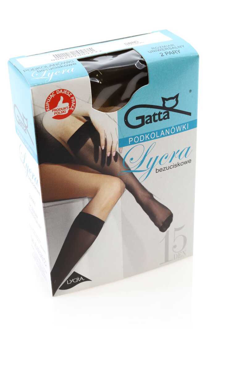 Gatta podkolanówki lycra 15 den beż beige One Size Rozmiar uniwersalny