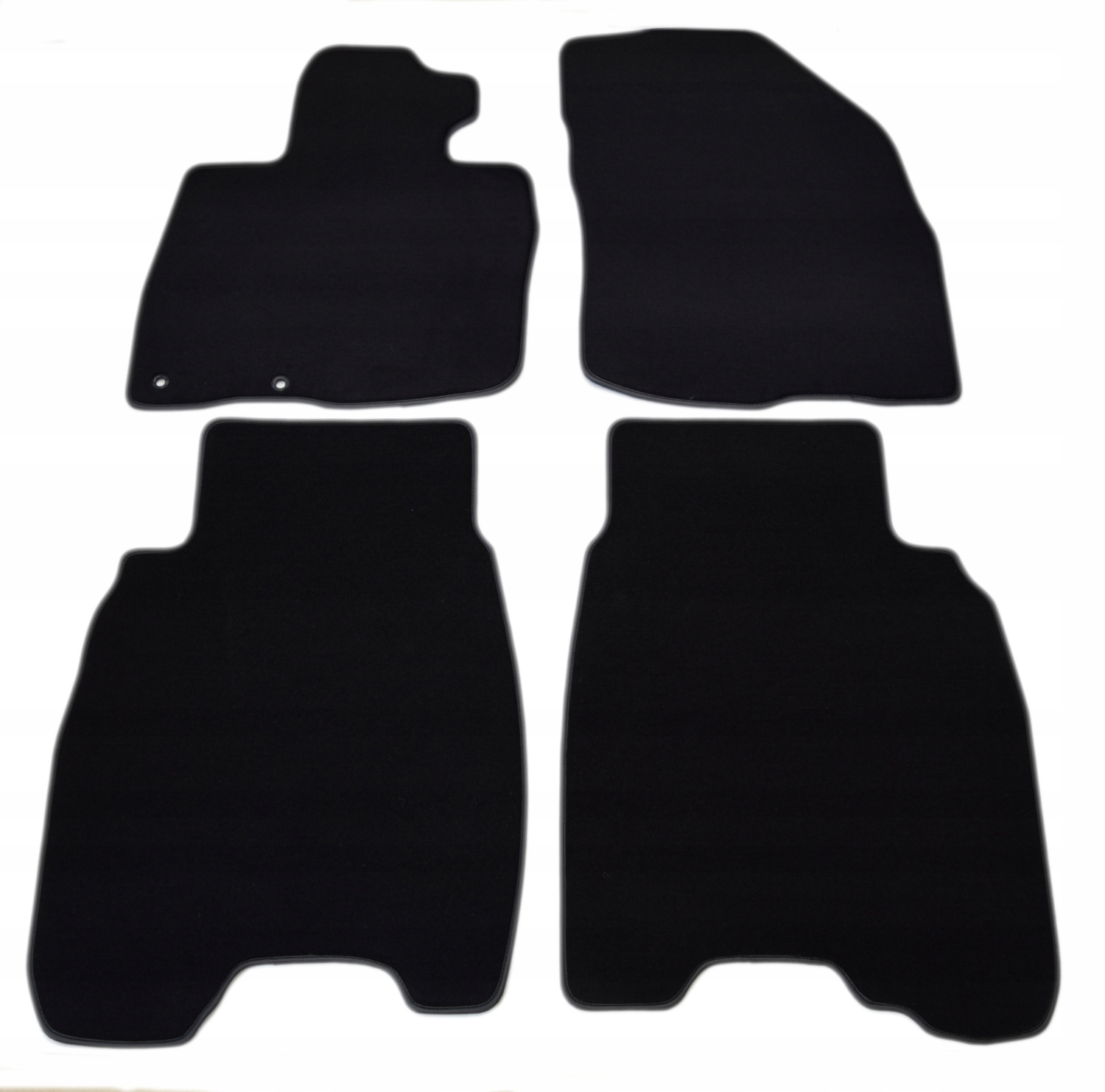 Černé velurové koberce Diamond, Lamovka Honda Civic VIII 5d 2006-2008