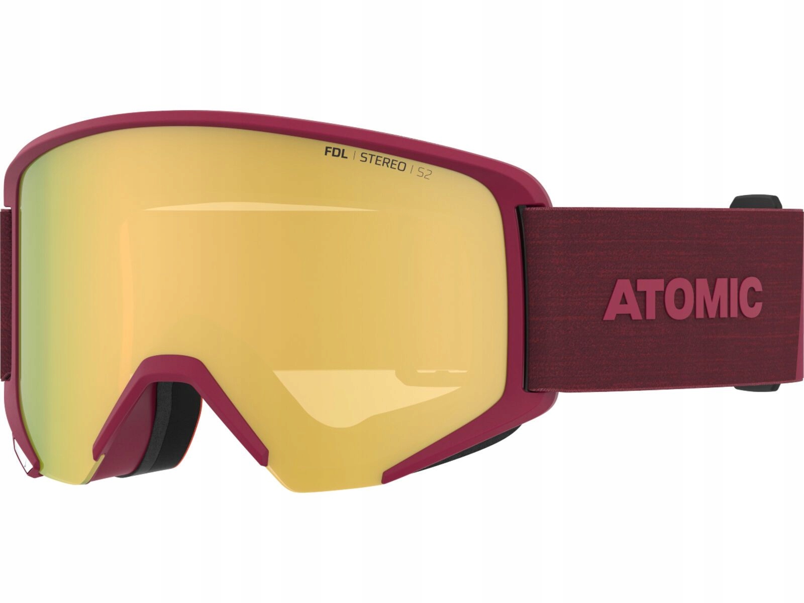 Gogle Atomic Savor Big Stereo Dark Red S1