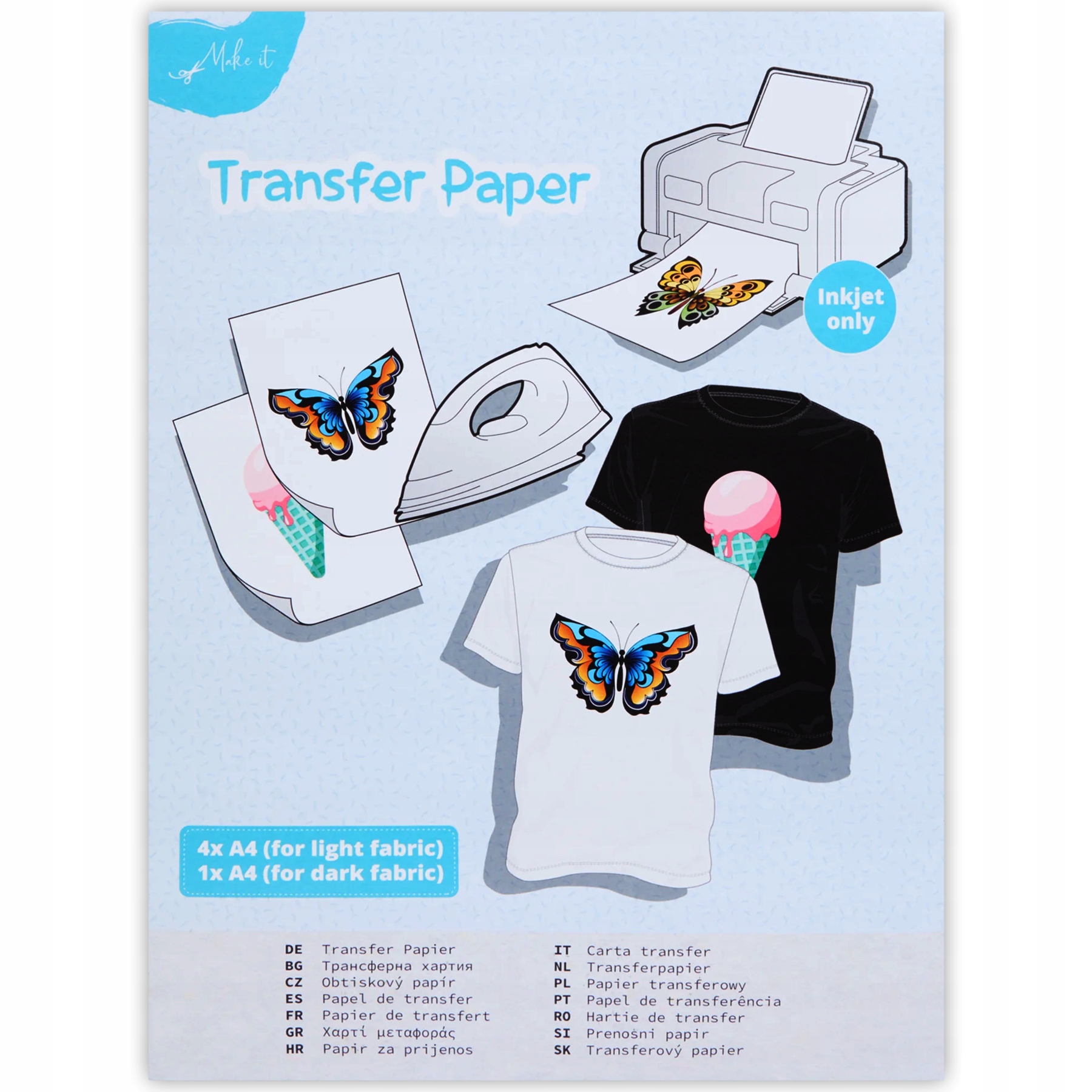 Papier transferowy Make It A4 5szt.