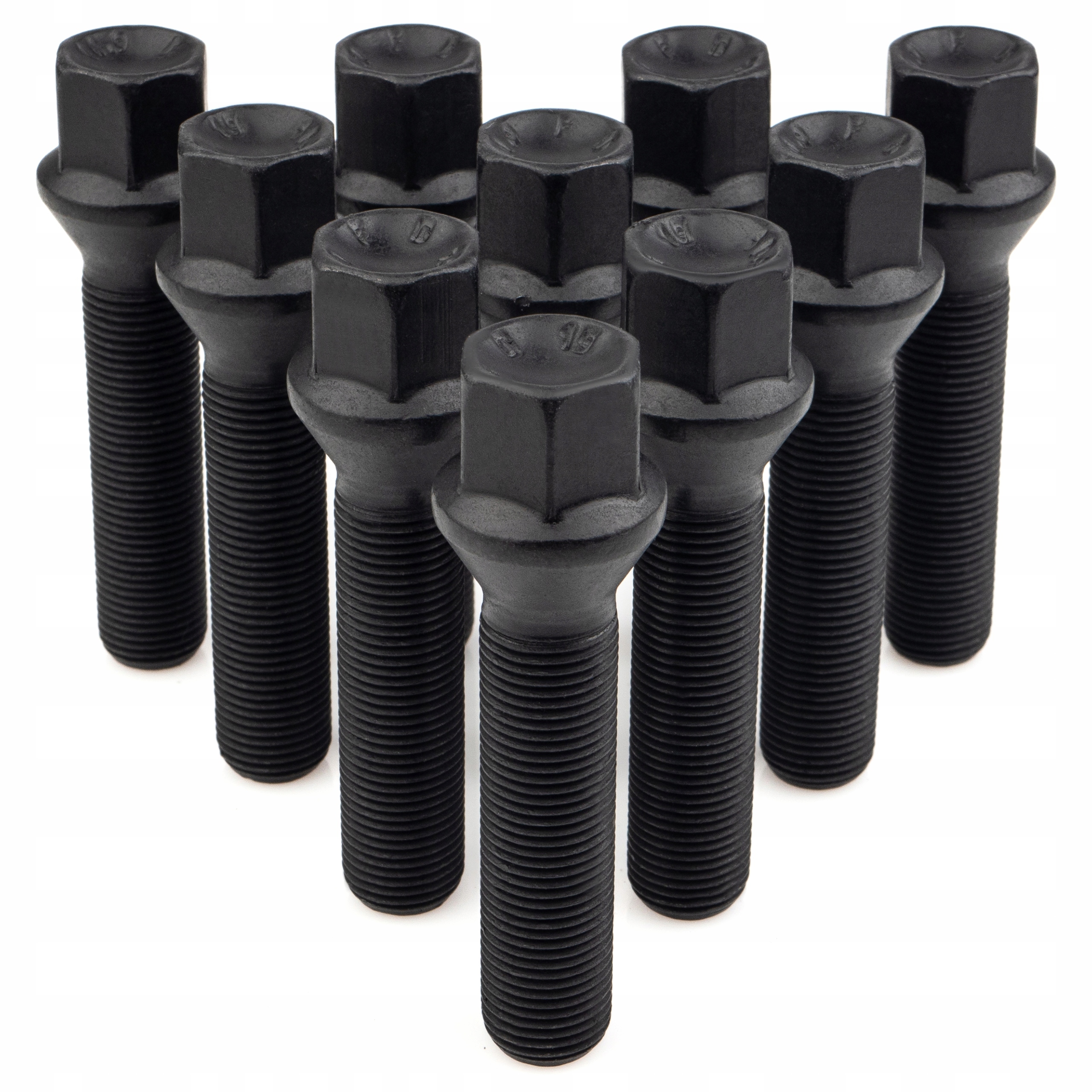 10 x Dlouhé Šrouby Getmann M14x1.25x48 mm Kužel Klíč 17