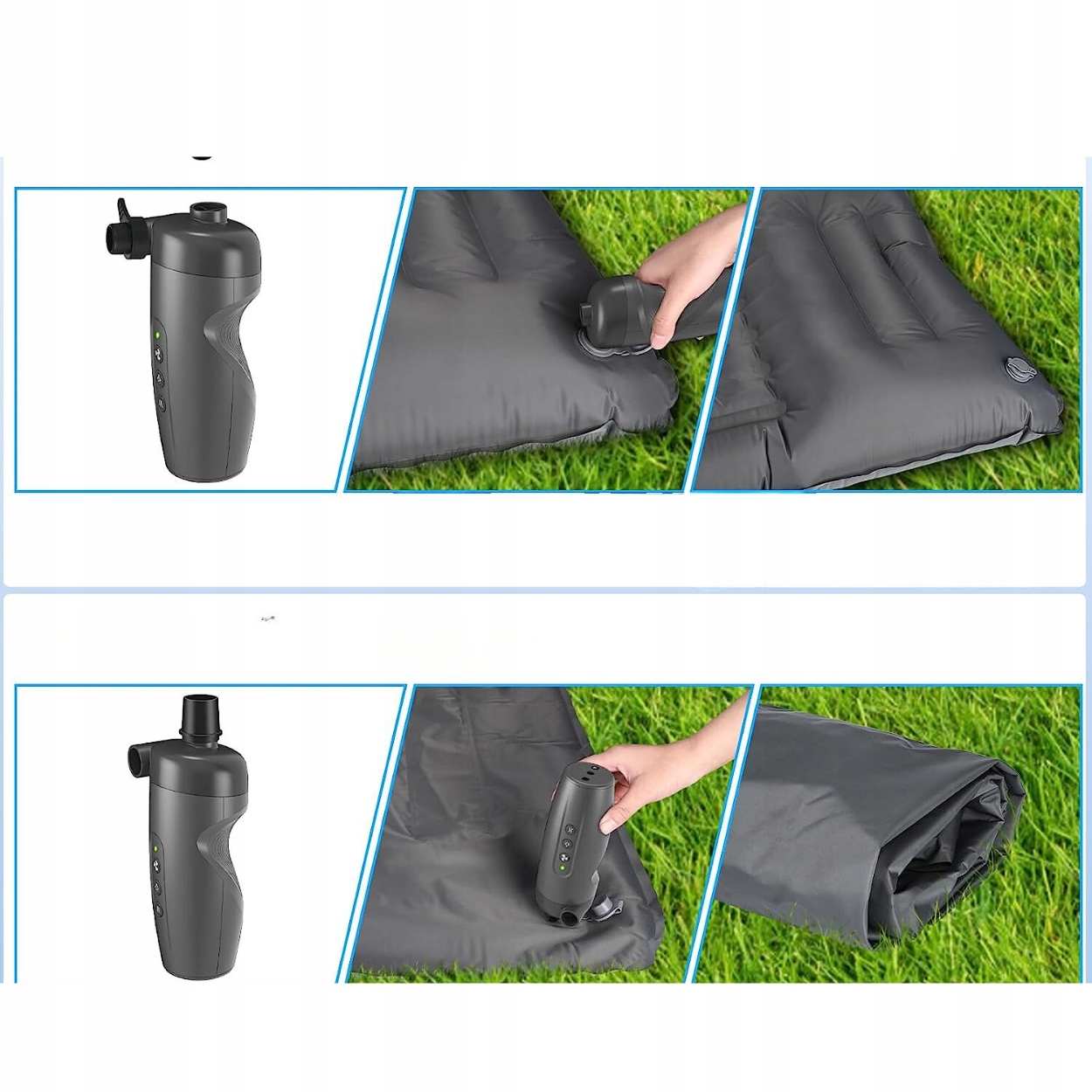 POMPKA ELEKTRYCZNA AKUMULATOROWA DO MATERC SUP 4W1 Kolor odcienie niebieskiego