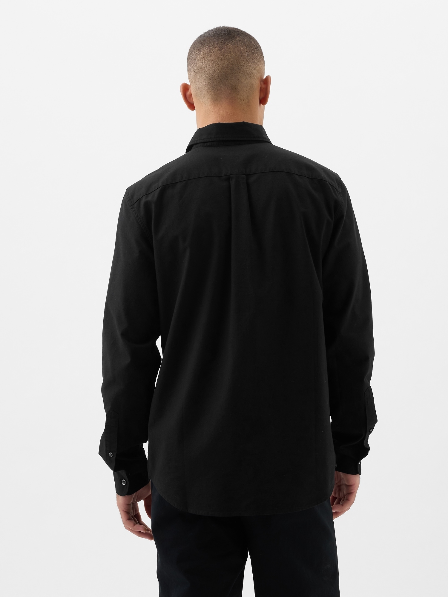 Gap Košile Standard Oxford černá
