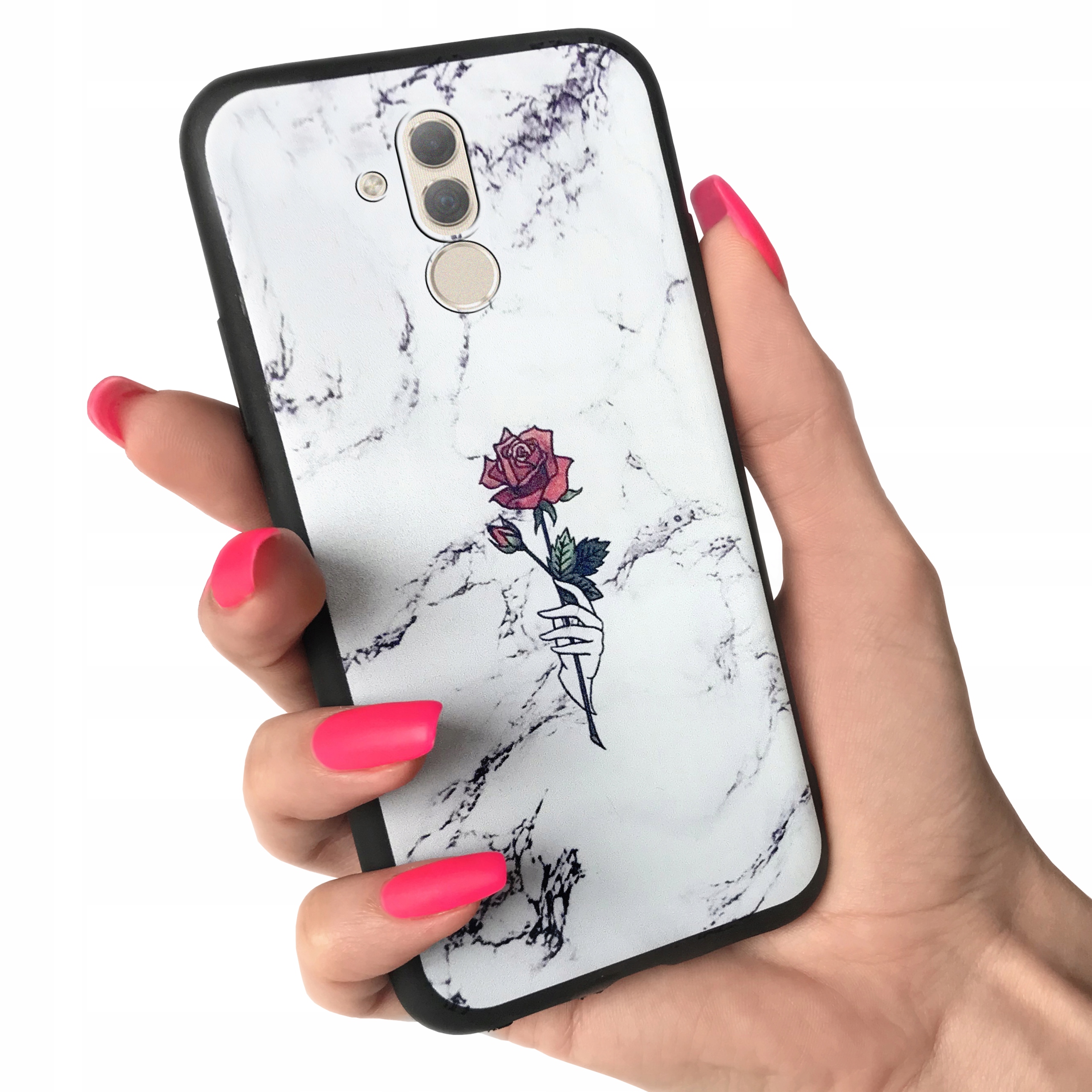 

Etui matowe do Huawei Mate 20 Lite guma wzory + Sz