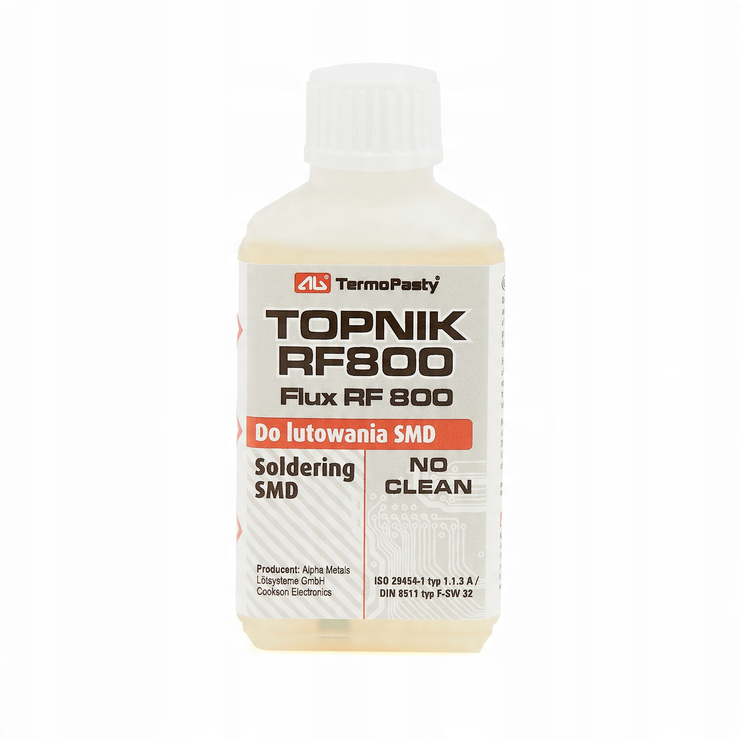 

Topnik RF800 lutowanie Smd 50ml z pędzelkiem Flux