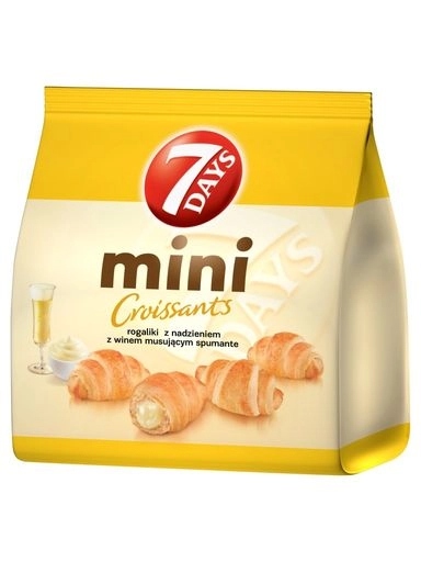 Levně 7 x 7 Days Mini rohlíčky s náplní z šumivého vína 185 g