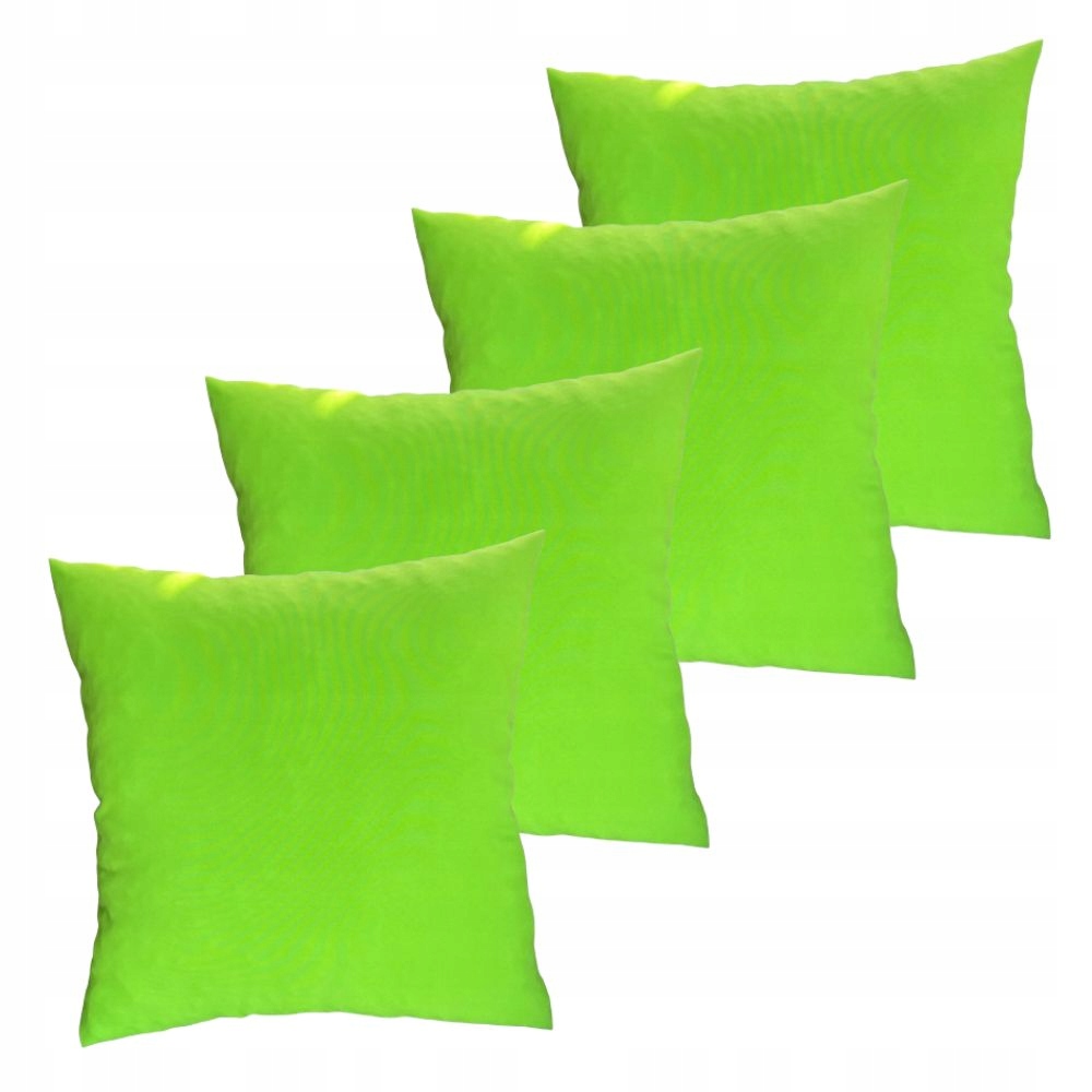 Polštář 50x50 cm Světle zelený 4 ks Set