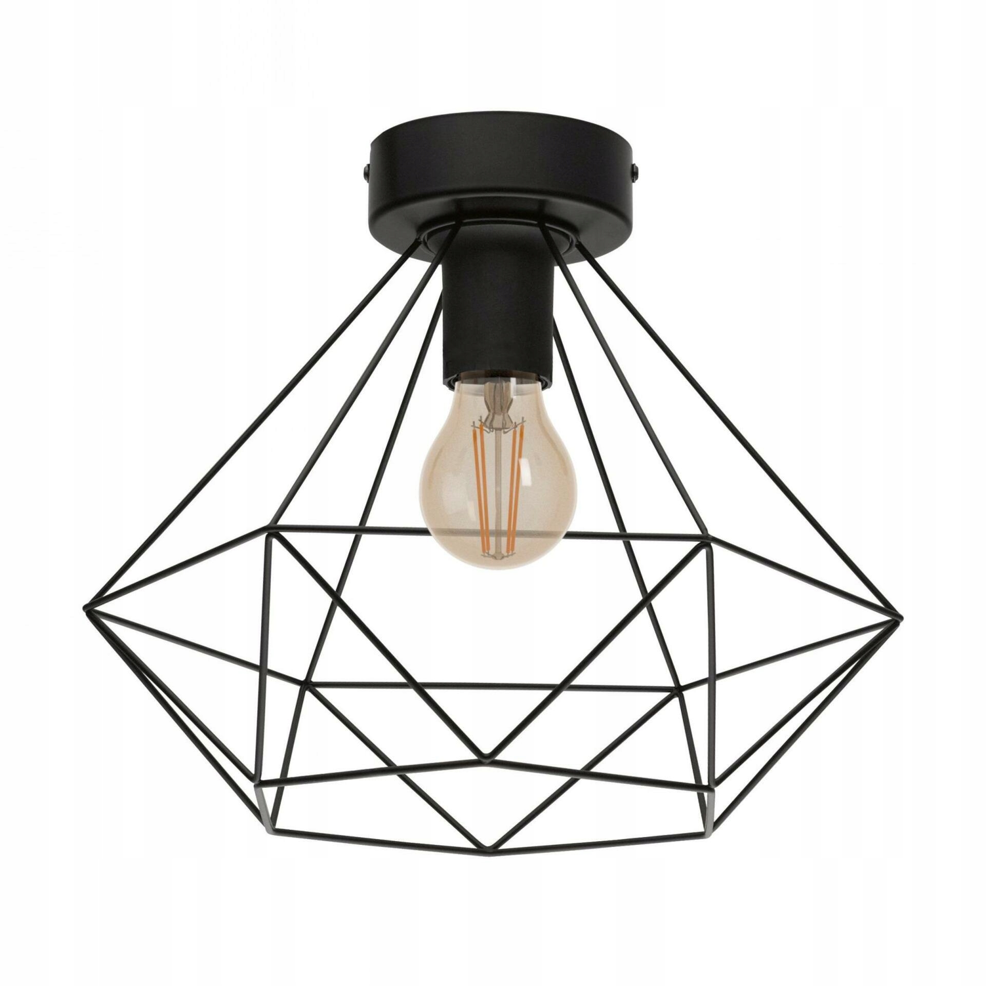 Stropní svítidlo Eglo Tarbes E27 černá ocel 325mm