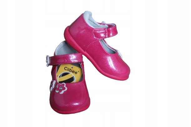 BALERINKI LAKIERKI ROZ. 25 Marka Clibee