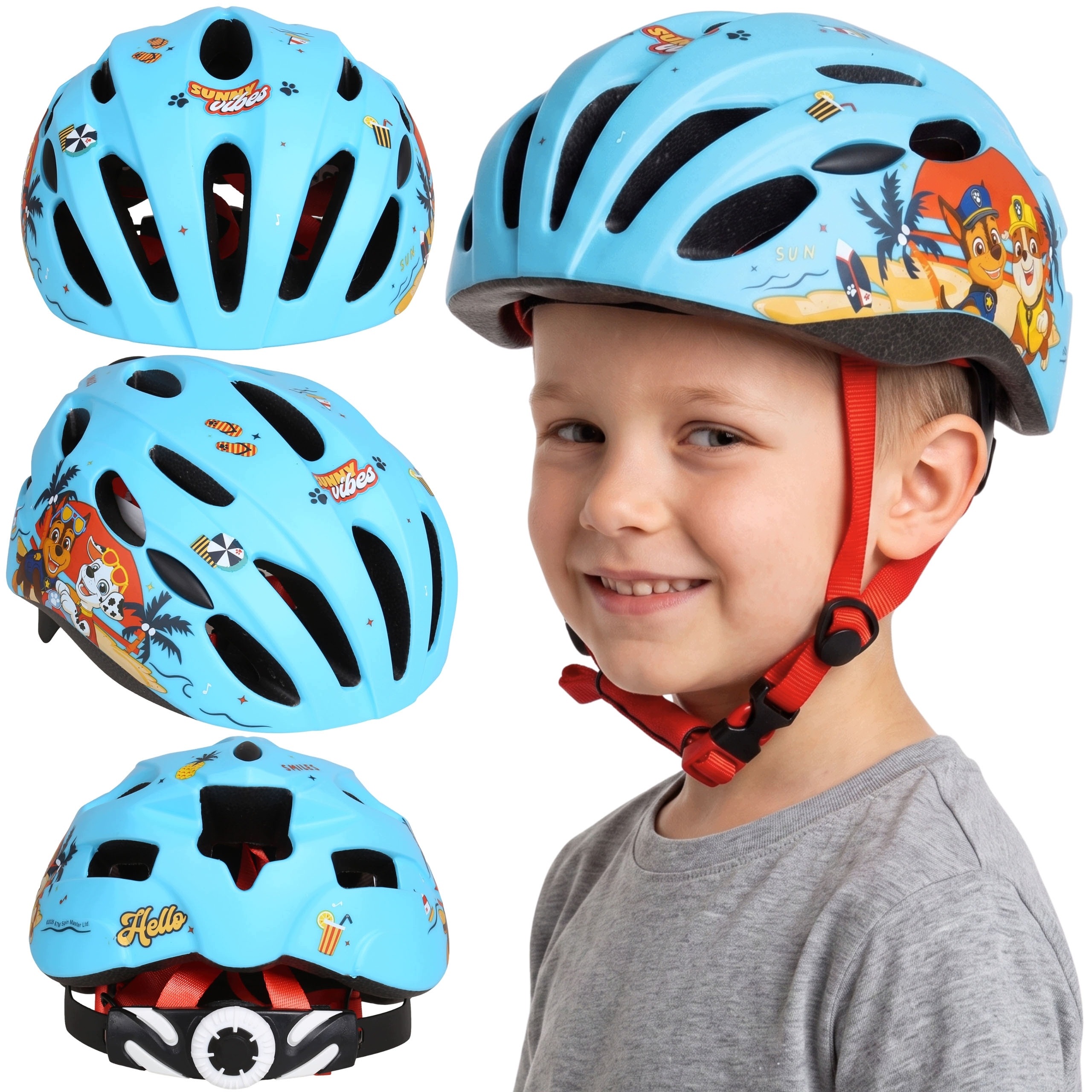 Psi Patrol Bezpieczny kask rowerowy In-mold Regulowany 48-52 cm