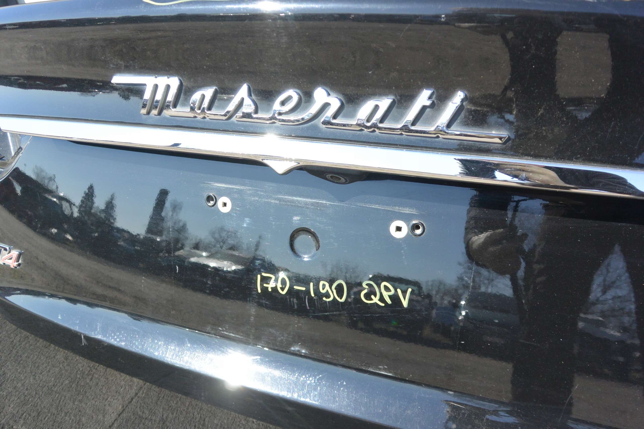MASERATI QUATTROPORTE VI trunk door boot NERO 13