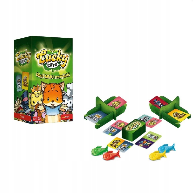 Planszówka Lucky Cats Gry dla Rodziny Towarzyskie Gra Rodzinna Planszowa
