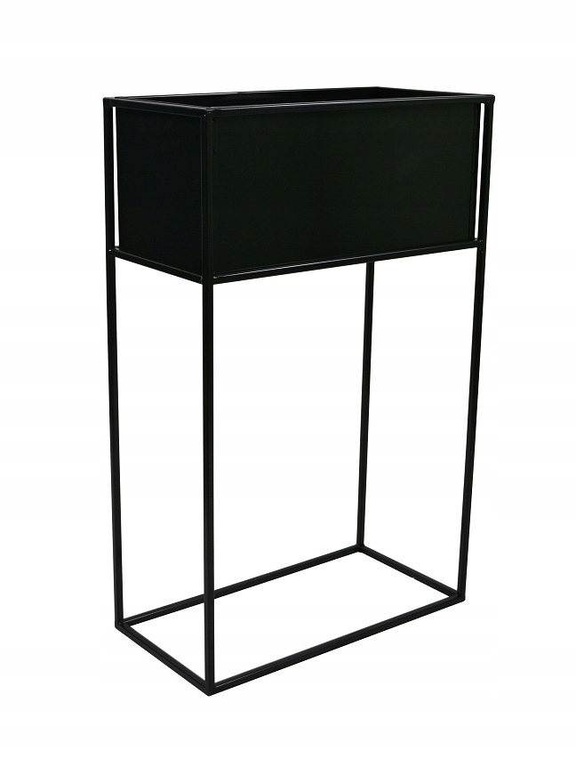 KWIETNIK LOFT METALOWY SKRZYNKA 70CM STOJAK DONICA