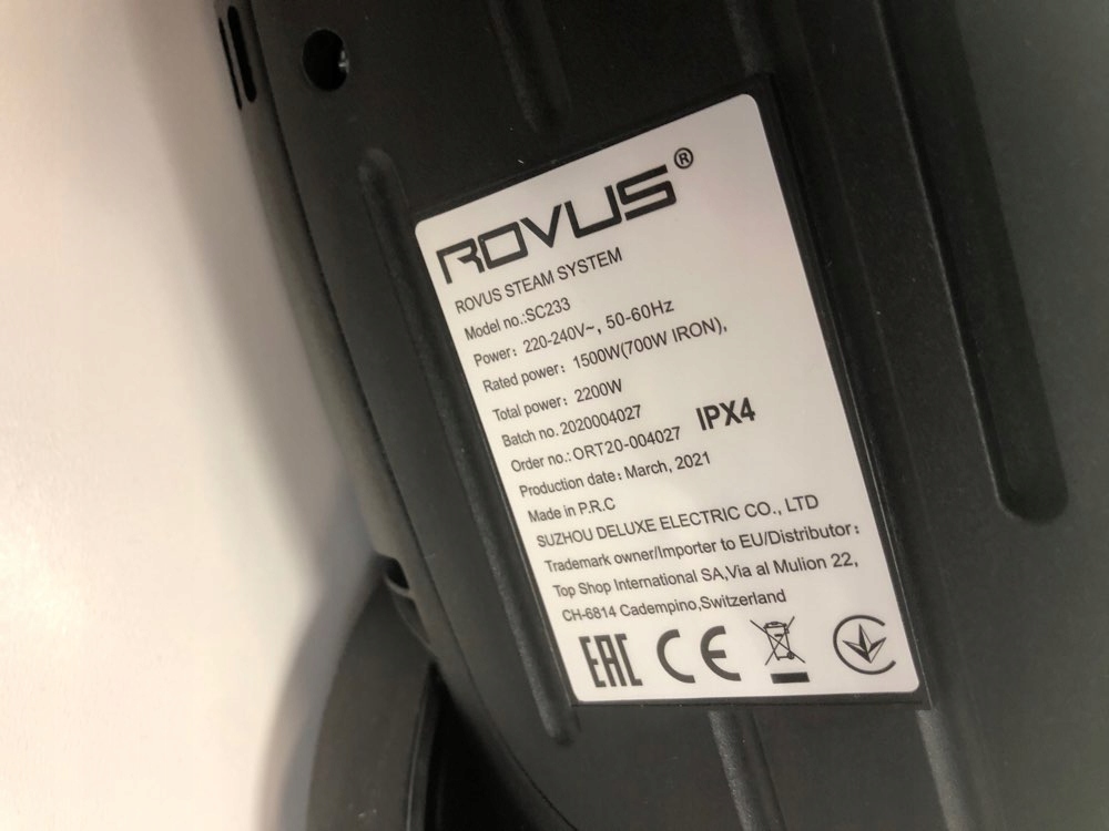 Odkurzacz piorący Rovus Steam System 1400 W (10/22) Typ inny