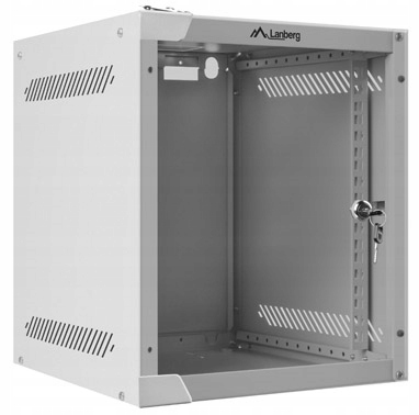 

6U Szafa Rack wisząca 10" szara Lanberg