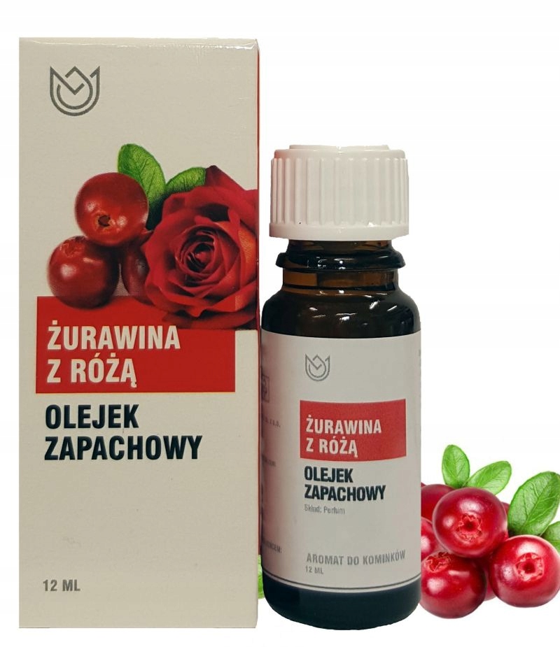 

Żurawina z Różą Olejek Zapachowy BioKominek 12ml
