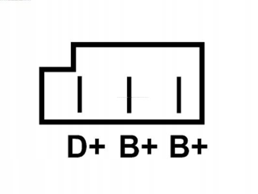 ALTERNATOR A4117 AS-PL AUSTIN DAIMLER Prąd ładowania alternatora 36 A