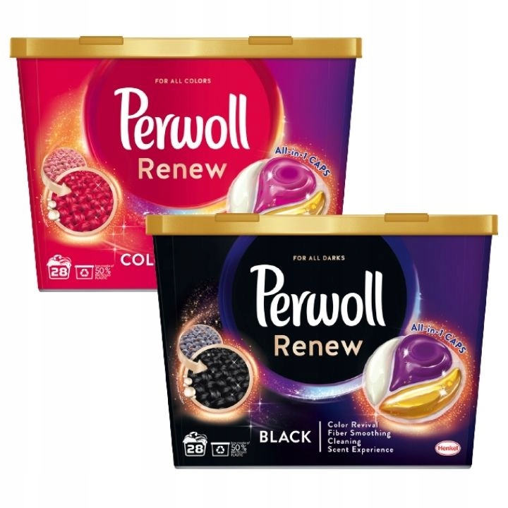 

Perwoll Caps Black Color Kapsułki do Prania 28 x2