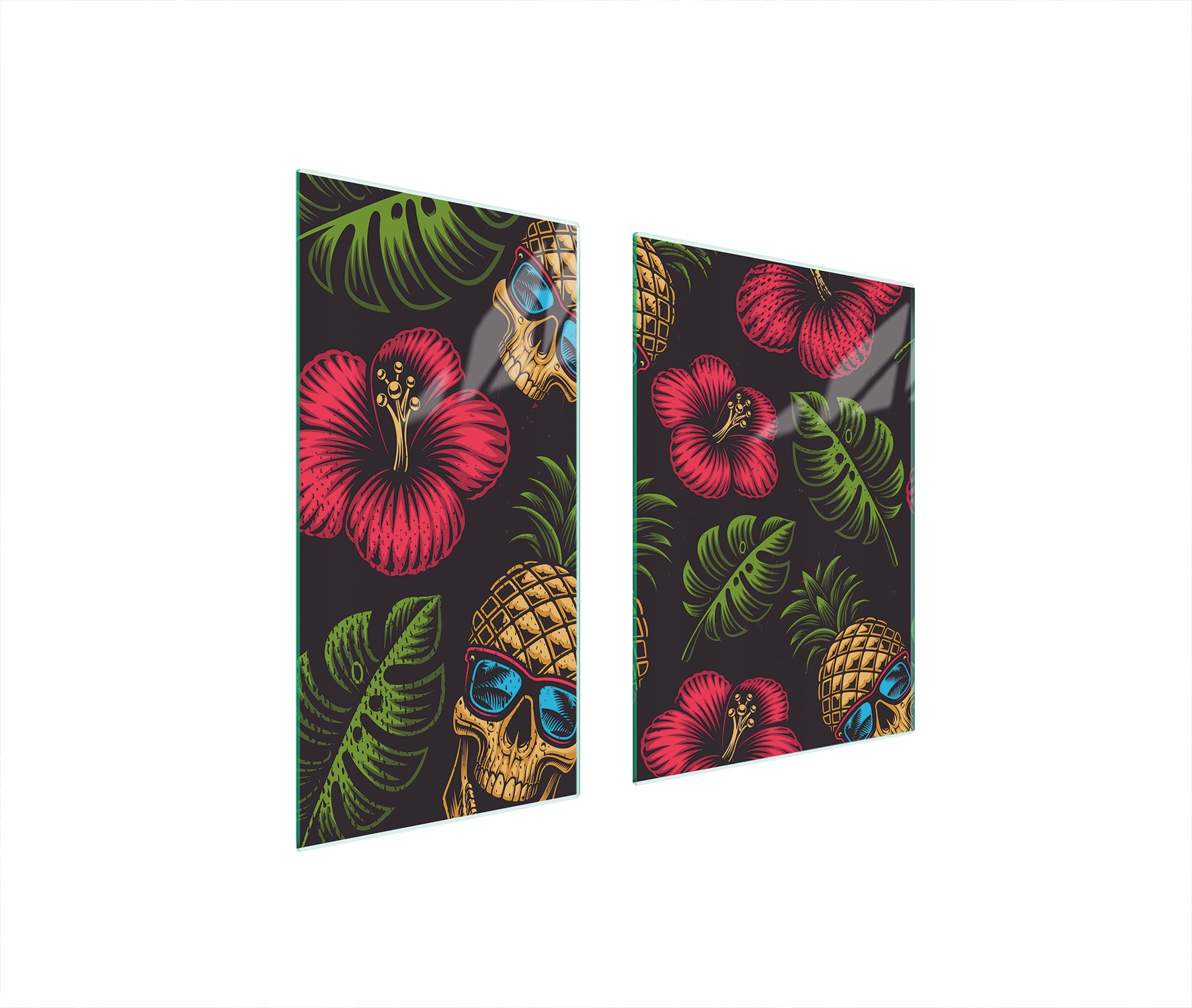 Skleněná Ochranná Deska 75x52 Ananas Tvrzené Sklo