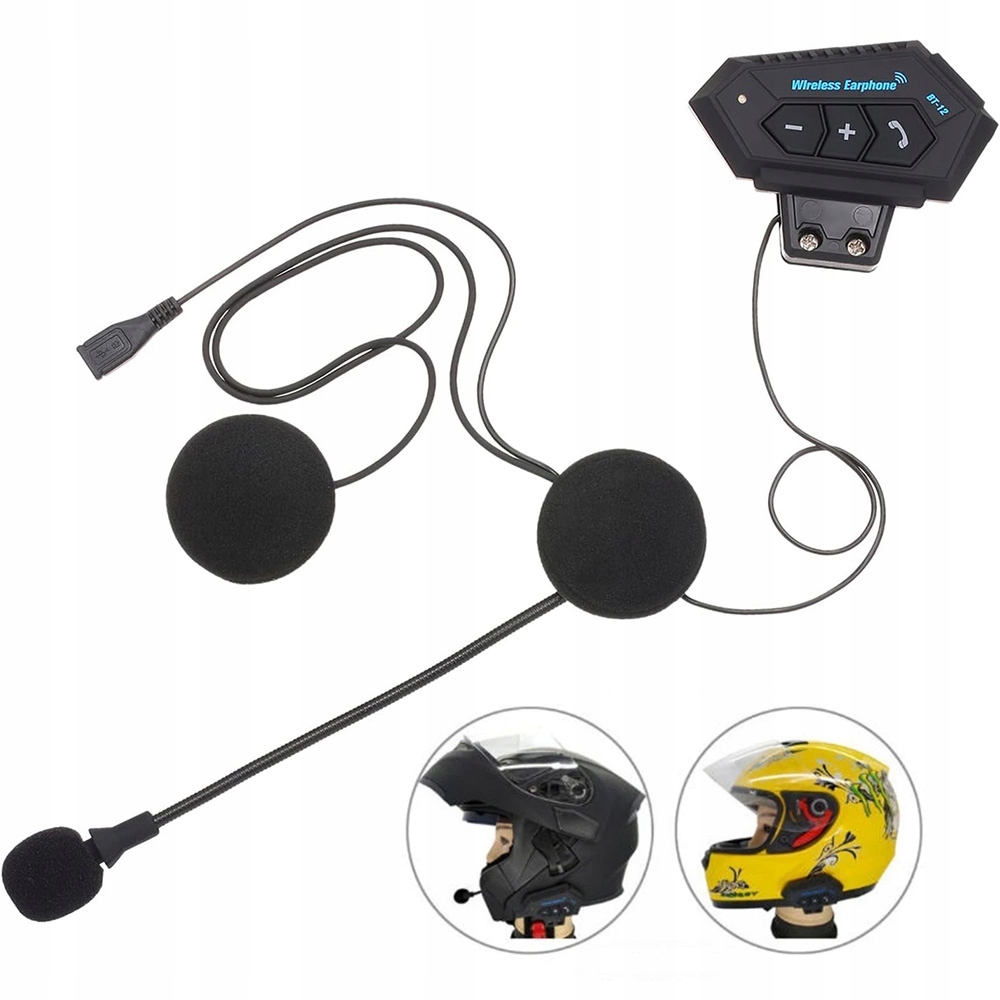 Motocyklový Interkom Inteligentní Bluetooth Sada Pro Motocyklovou Helmu