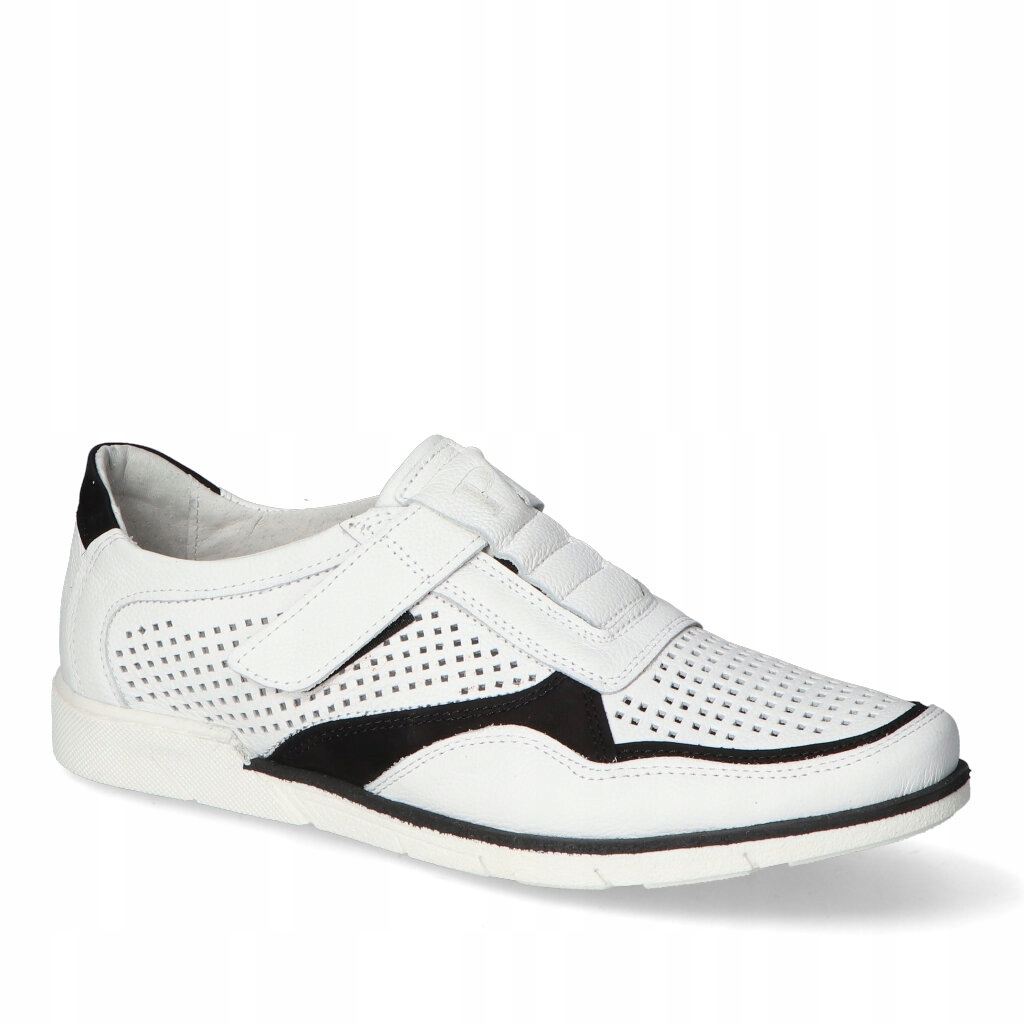 Polobotky Polbut 2102/2 Bílé lico/Černé 40