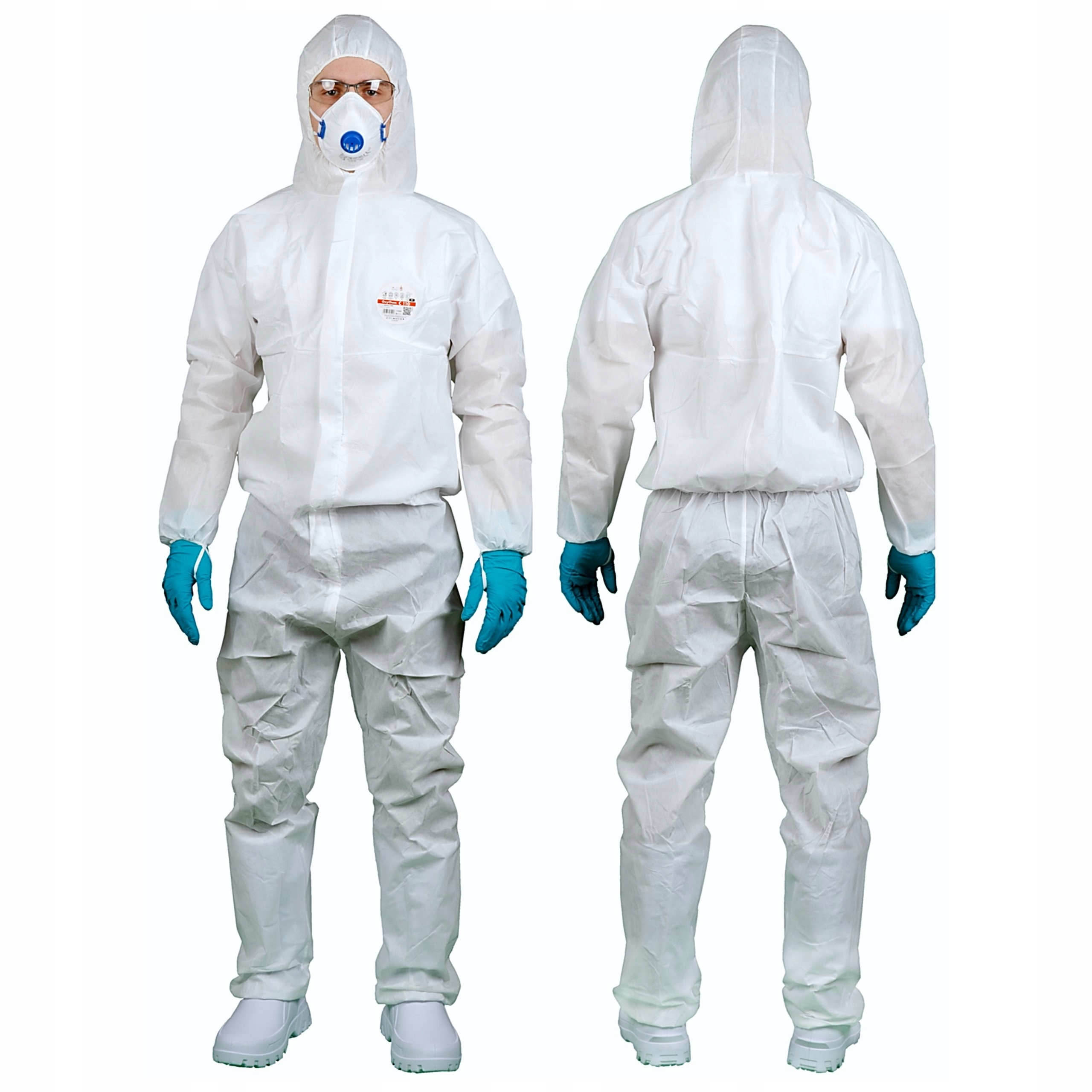 KOMBINEZON OCHRONNY TYP 5 / 6 OXYCHEM wełna azbest przemysł malarski r. 3XL Stan opakowania oryginalne