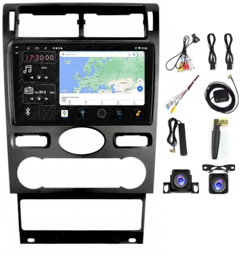 Rádio Navigácia Carplay Android Ford Mondeo 2004-2007 Wifi 128GB Sim