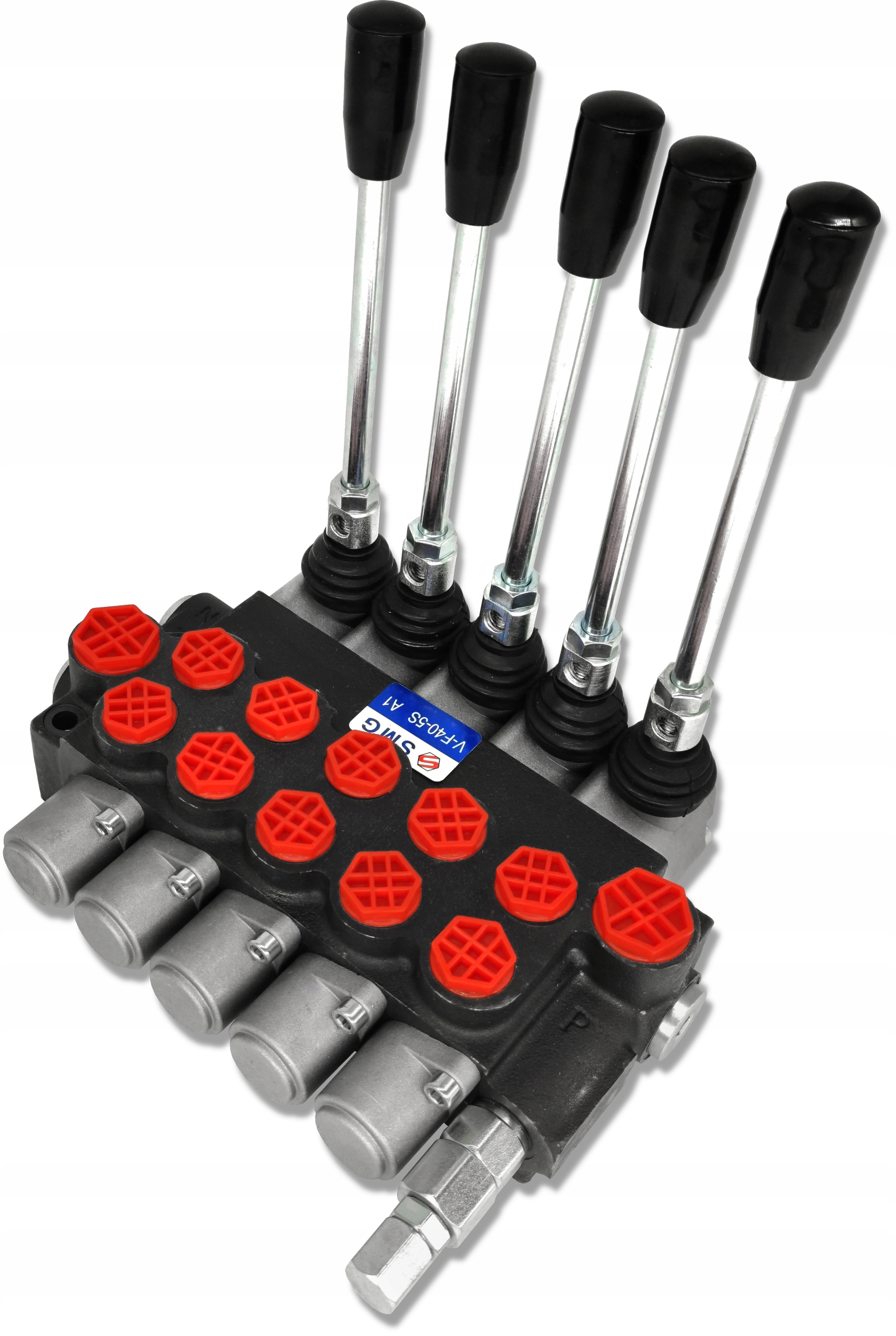 Hydraulický Rozdělovač, 5 Sekcí, 40 L