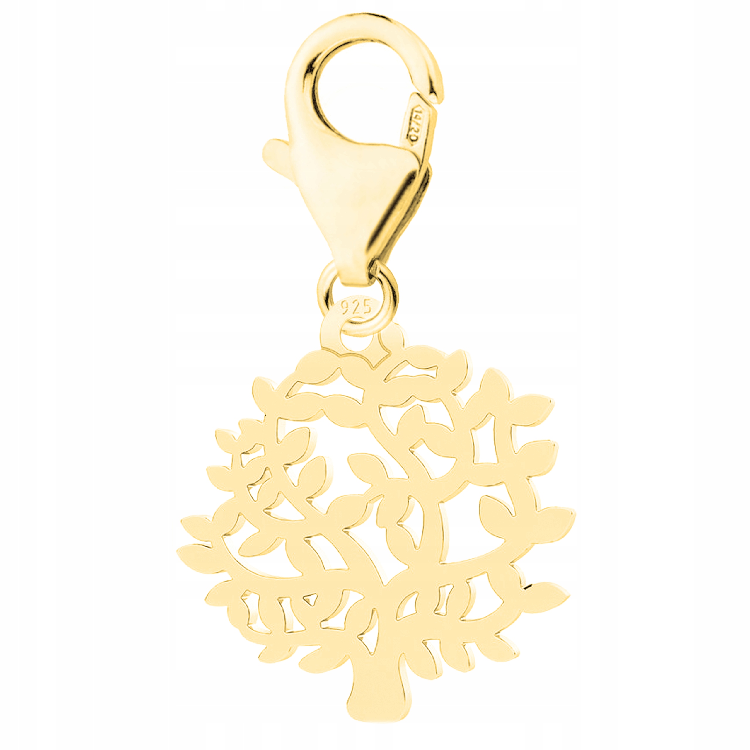 Zlatý přívěsek Strom života, stříbro 925