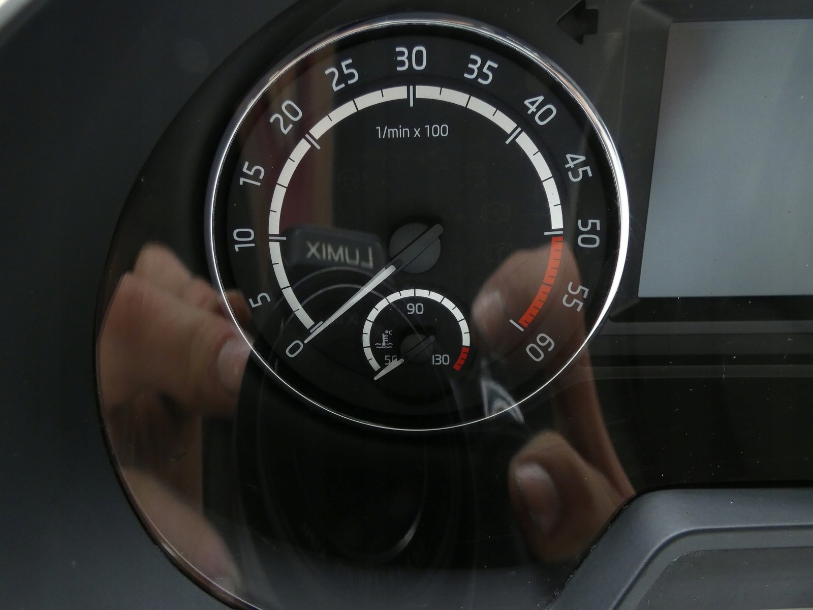 dials clock display SKODA OCTAVIA III 5E VRS 2.0 TDI CUN 5E0920947C