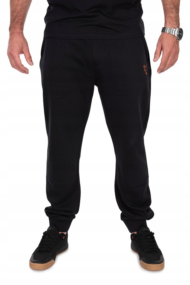 Spodnie Fox Classic Joggers Black & Orange roz L
