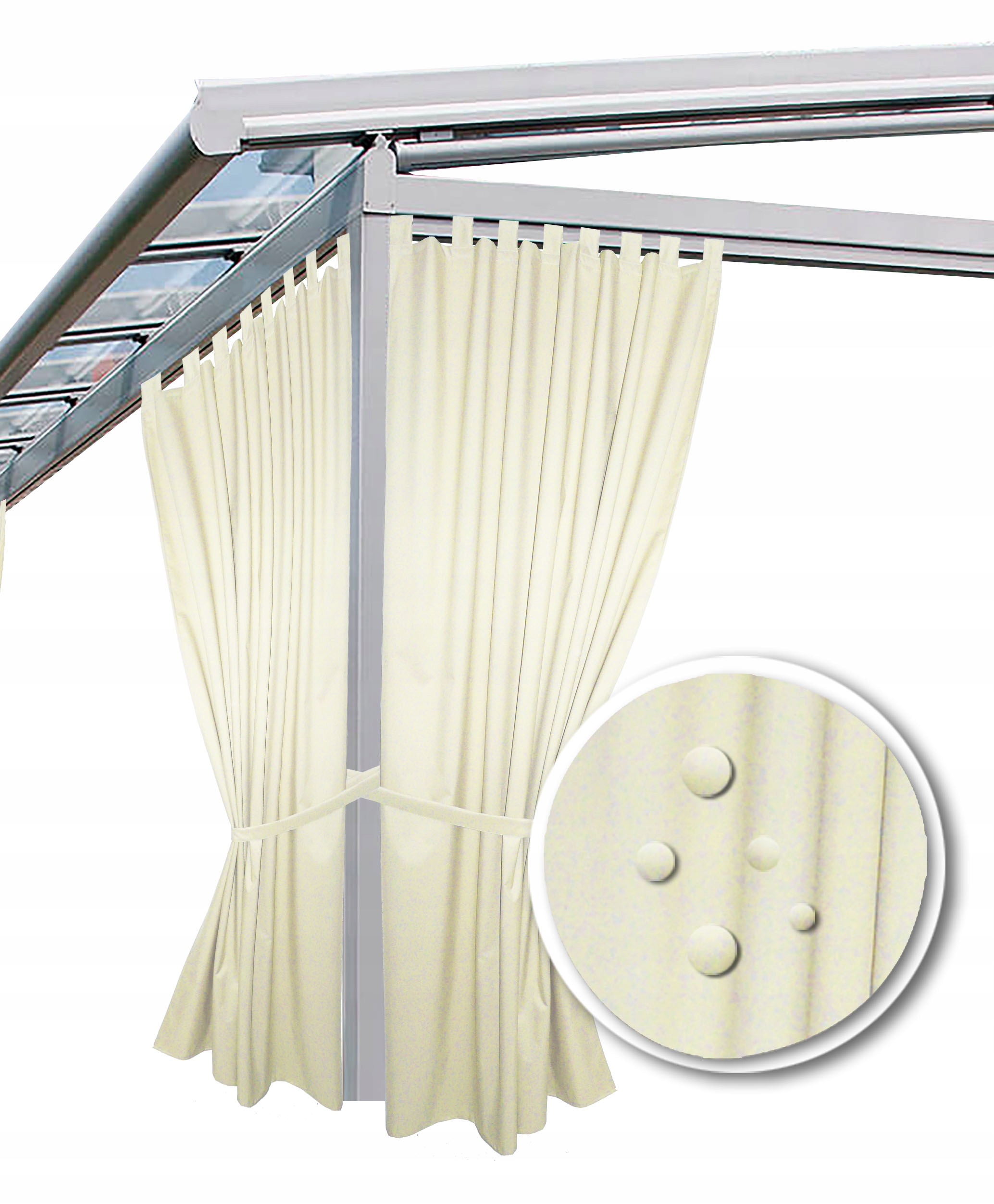 Zasłony Zasłona Ogrodowe Tarasowe Tarasowa Pergola 150cmx230cm Wodoodporne